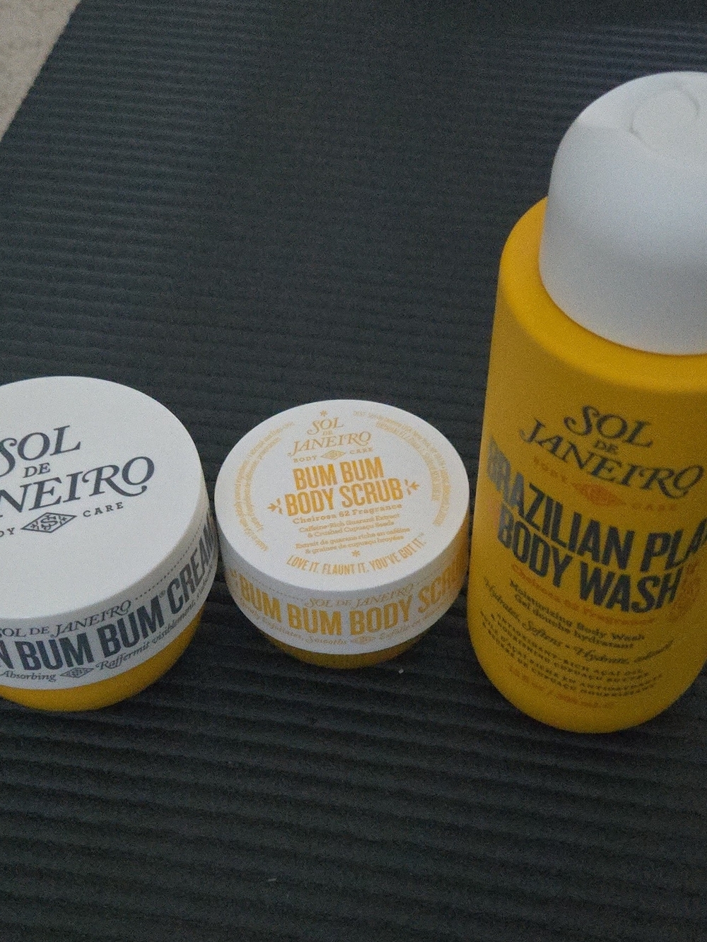 Sol de Janeiro Brazilian Bum Bum Cream, Scrub & Body Wash Set, Moisturizing